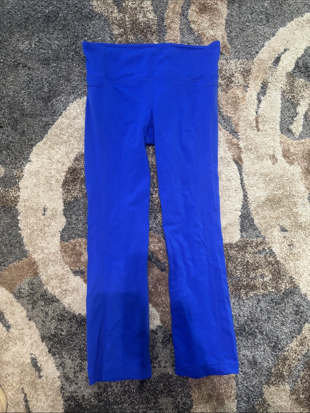 Athleta Womens Royal Blue Active Leggings Ankle Boot Cut
